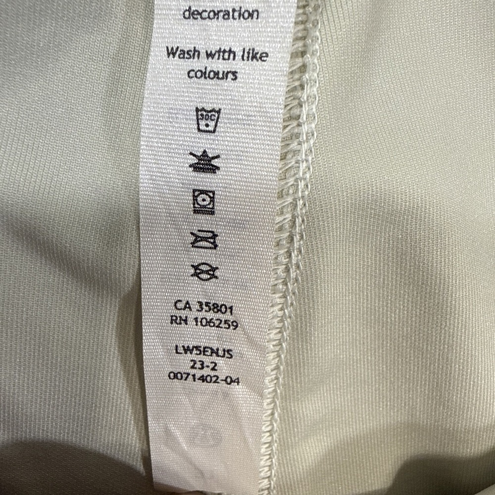 PANTS WIDE LEG Lululemon Women 31 BEIGE City Sleek 5 Pocket NWOT LE5ENJ - Picture 8 of 12